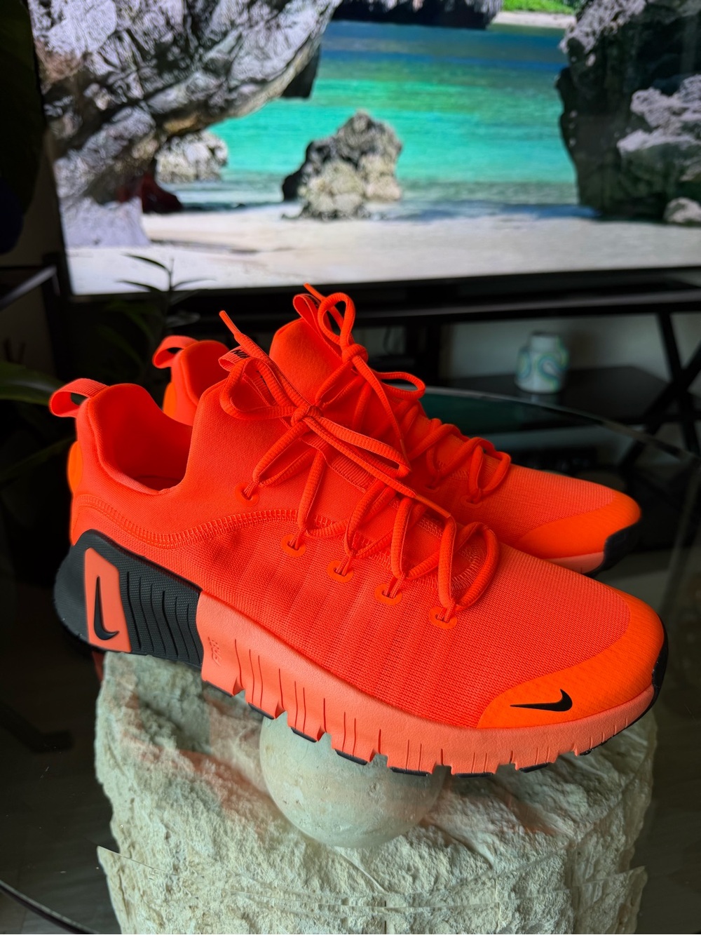 Nike Free Metcon 6 Hyper Crimson Orange Men’s Size 12 FJ7127-801